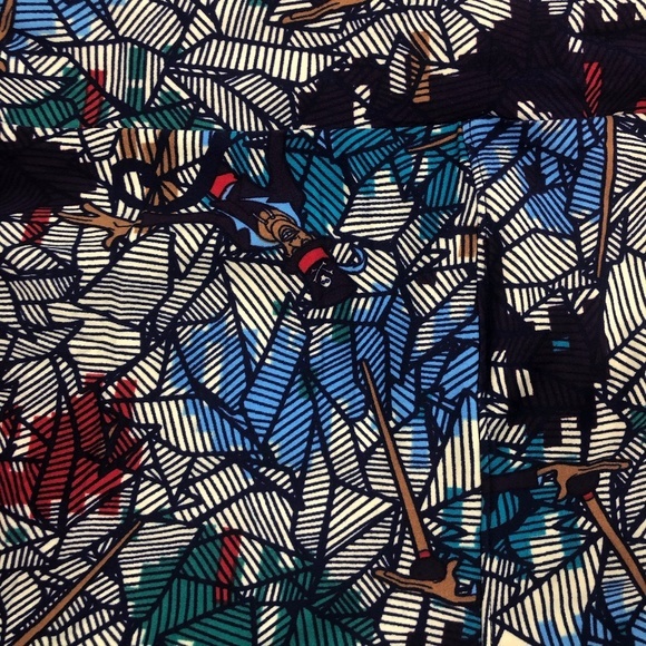 NWOT Disney LuLaRoe Facilier Patterned Leggings - Picture 2 of 4